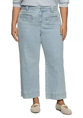 Plus Voyage Cropped Wide Leg Pants