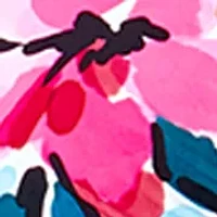 Plus Gradient Floral Underwire Tankini Top