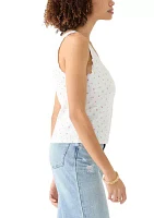 Women's Pointelle Tank Top