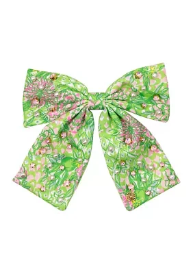 Lime Feeling Good Large Barrette Bow
