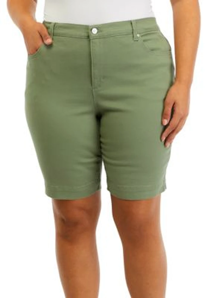 Plus Amanda Bermuda Shorts