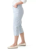 Women's Amanda Capri Pants with Side Slit