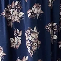 Women's Floral Printed Flutter Sleeve Midi Dress