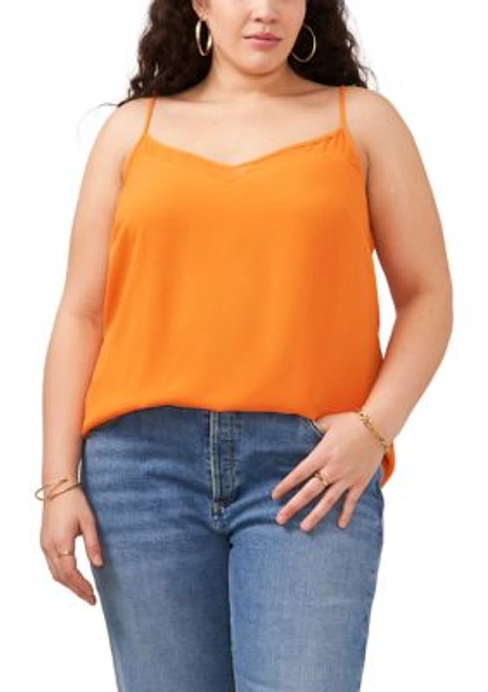 Plus Sheer Inset Cami