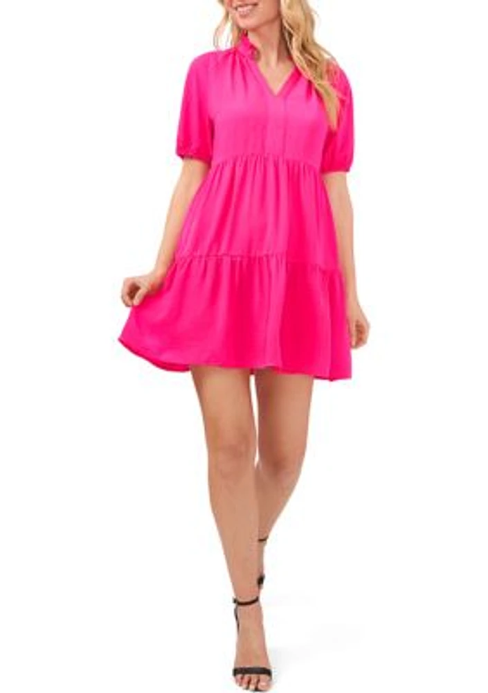 Drapey Gauze Baby Doll Dress