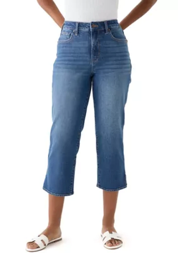 Women's Crop Straight Jeans