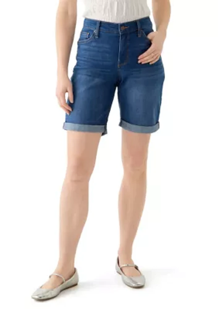 Women's Denim Bermuda Shorts