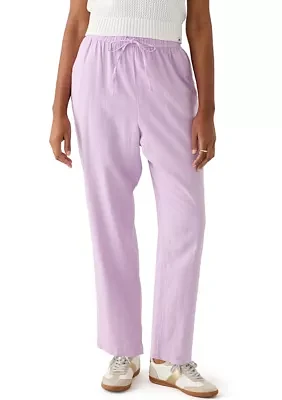 Women's Pull On Linen Pants