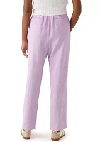 Women's Pull On Linen Pants
