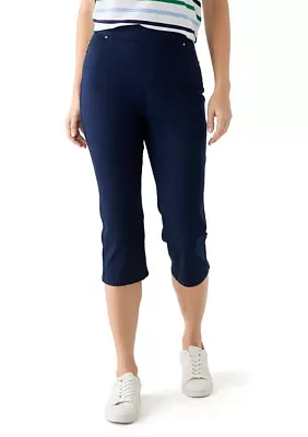 Women's Solid Capri Pants