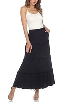 Tiered Maxi Skirt