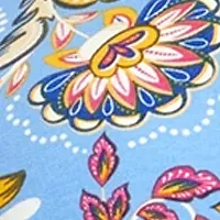 Plus 3/4 Sleeve Kurta Printed Peasant Top