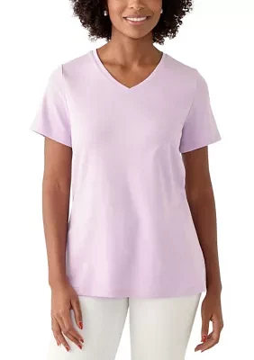 Petite V-Neck T-Shirt