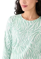 Petite Printed Top