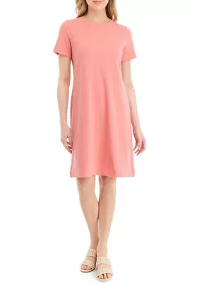 Women's Short Sleeve Crew Neck Dress