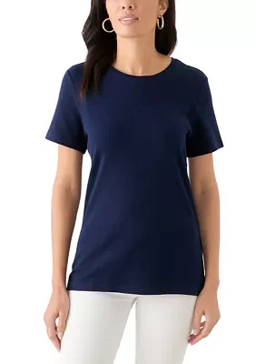 Women's Short Sleeve Solid T-Shirt