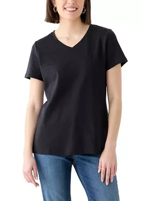 Women's Short Sleeve V-Neck T-Shirt
