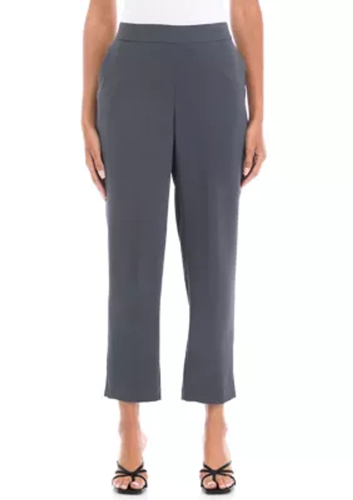 Women's Pull On Crepe Slim Trousers