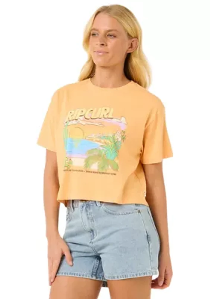 La Paloma Cropped Graphic T-Shirt