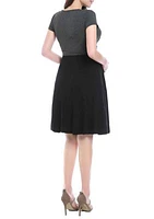 Maternity Sarah Faux Wrap  Nursing Dress