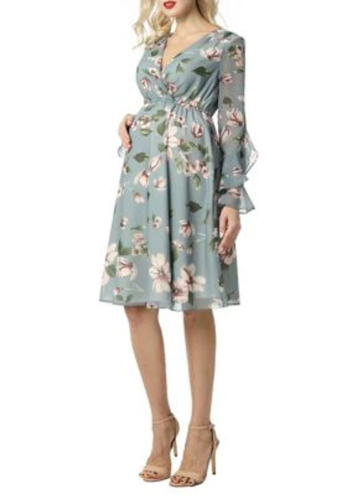 Maternity Salena Floral Skater Dress