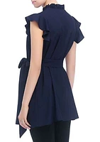 Maternity  Karlena Flutter Sleeve Top