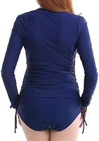 Maternity  Kaylee UPF 50+ Rash Guard & Bottom 2-Piece Bathing Suit Set