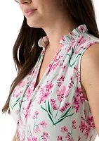 Women's Sleeveless Maxi Peasant Dress