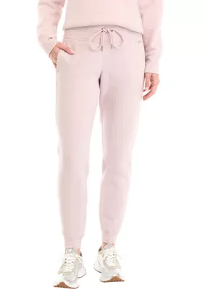 Women's Rhinestone Logo Cuffed Logger Pants