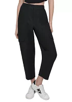 Knit Canvas Cargo Pants