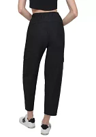 Knit Canvas Cargo Pants