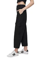 Knit Canvas Cargo Pants
