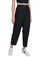 Knit Canvas Cargo Pants