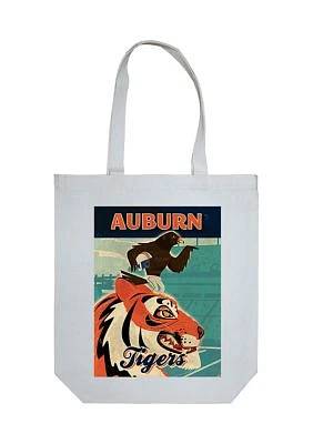NCAA Auburn University Canvas Tote