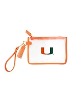 NCAA University of Miami Wristlet