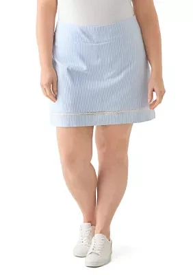 Plus Mill Crochet Trim Skirt