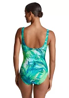 Ring Over The Shoulder One Piece Swimsuit