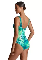 Ring Over The Shoulder One Piece Swimsuit