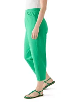 Women's Pull On Terry Crop Pants