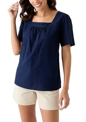 Women's Square Neck Top