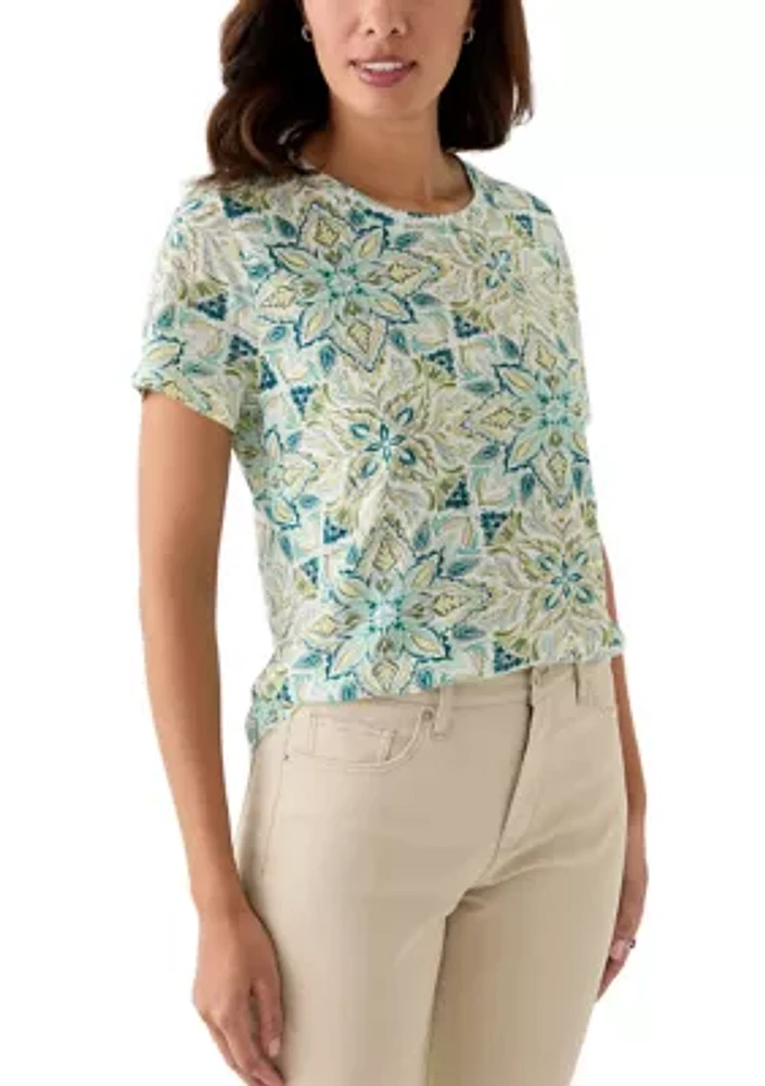 Women's Printed Short Sleeve T-Shirt