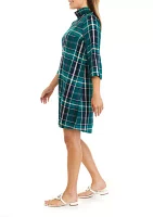 Petite Bow Back Ruffle Dress