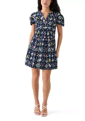 Petite Short Sleeve Tiered Dress