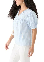 Petite Tassel Peasant Top