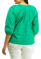 Plus Peasant Top