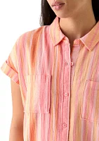 Women's Printed Shirtdress