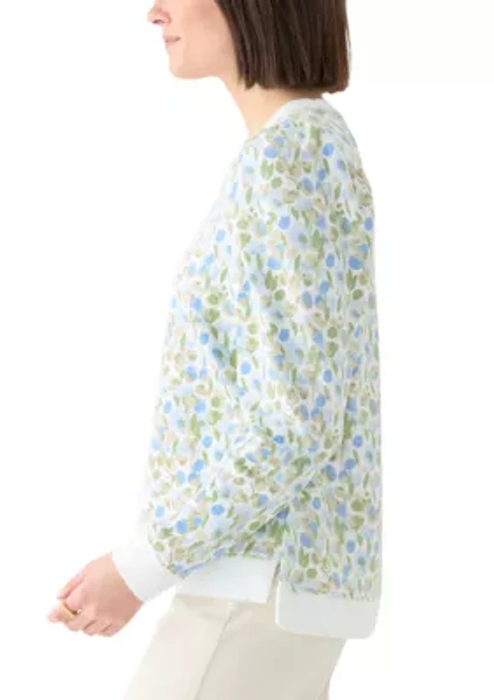 Women's Long Puff Sleeve Sweatshirt