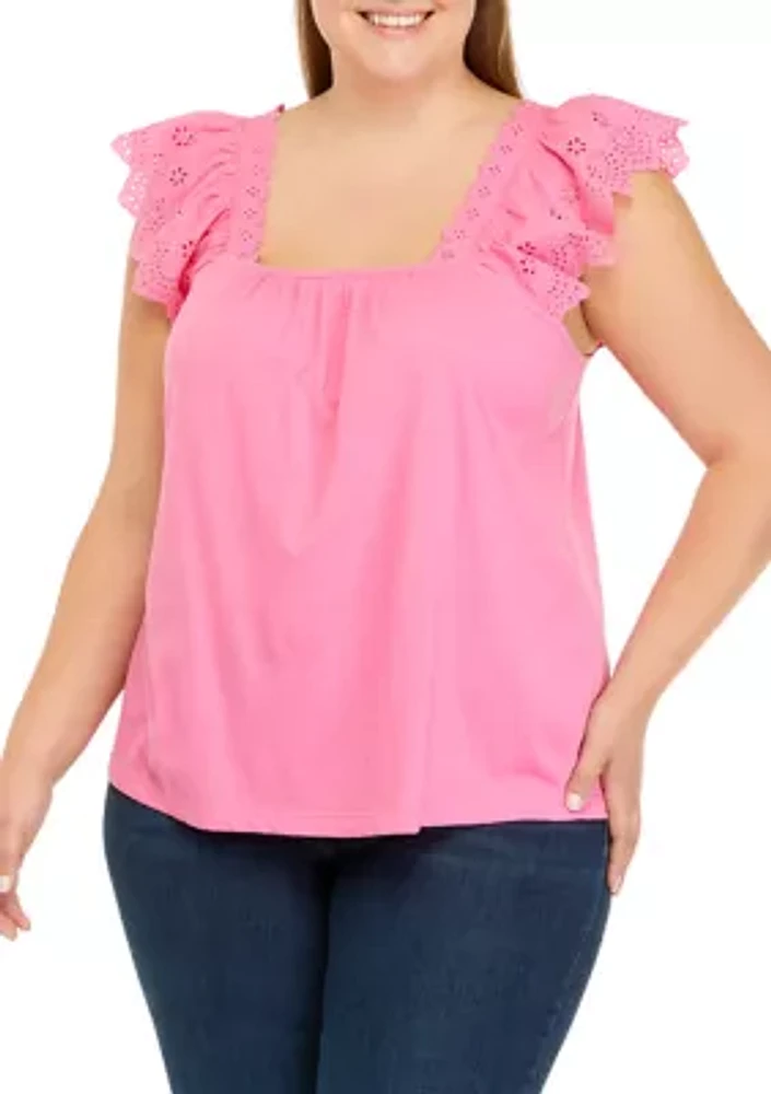 Plus Eyelet Trim Tank