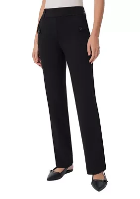 Petite Pull On Slash Pocket Trouser Pants