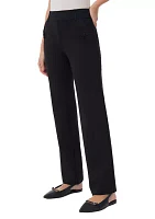 Petite Pull On Slash Pocket Trouser Pants